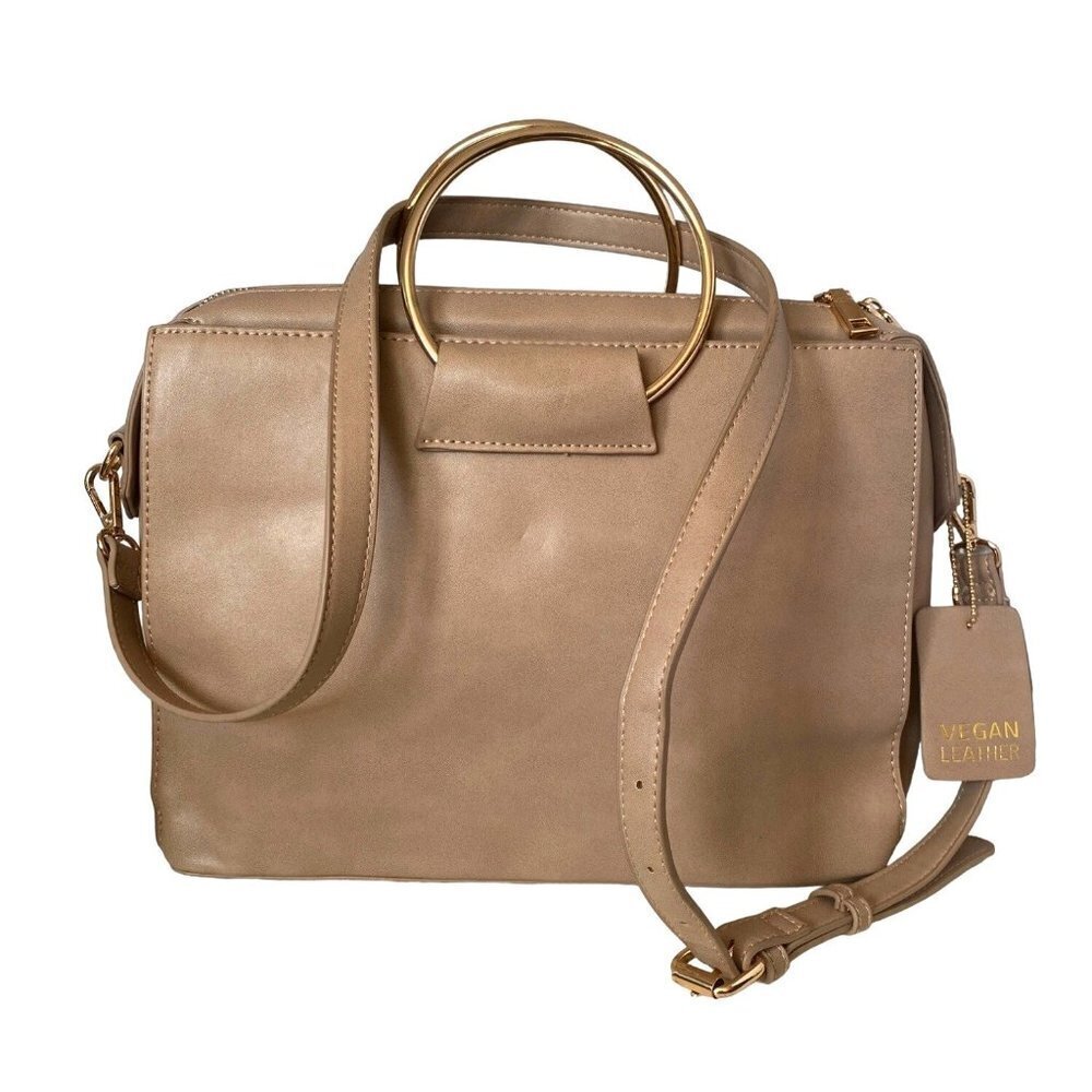 Miztique Vegan Leather Satchel handbag mini suitcase OS
